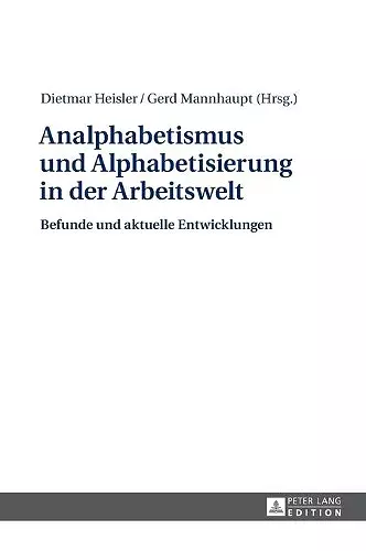 Analphabetismus und Alphabetisierung in der Arbeitswelt cover