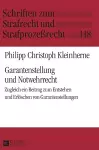 Garantenstellung und Notwehrrecht cover