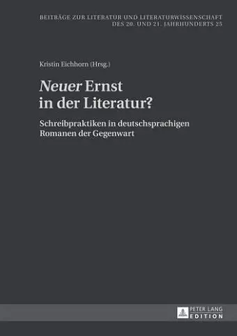 «Neuer» Ernst in Der Literatur? cover