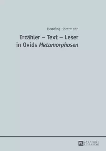 Erzaehler – Text – Leser in Ovids "Metamorphosen" cover