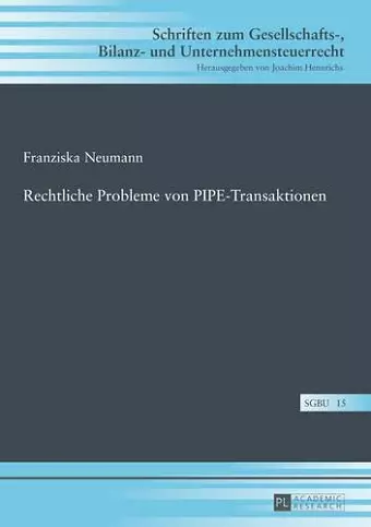 Rechtliche Probleme Von Pipe-Transaktionen cover