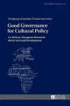 Good Governance for Cultural Policy cover