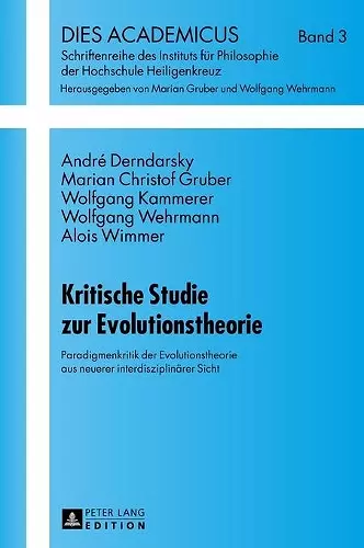 Kritische Studie zur Evolutionstheorie cover