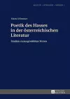 Poetik Des Hasses in Der Oesterreichischen Literatur cover