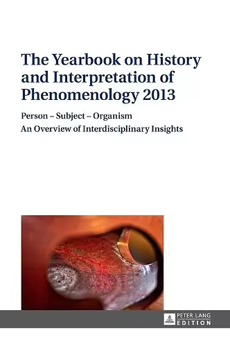 The Yearbook on History and Interpretation of Phenomenology 2013 cover