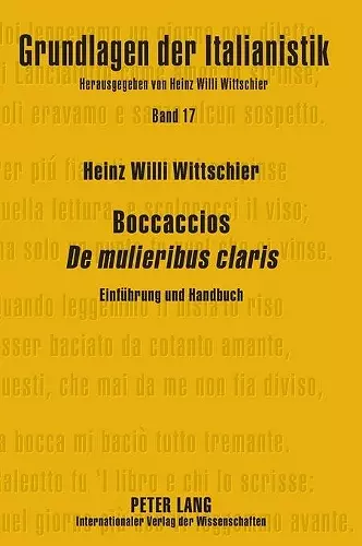 Boccaccios De mulieribus claris cover