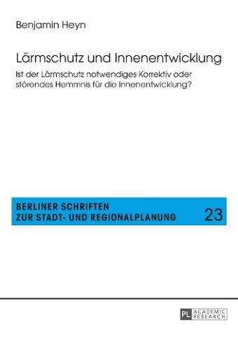 Laermschutz und Innenentwicklung cover