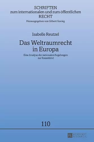 Das Weltraumrecht in Europa cover