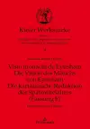 Visio monachi de Eynsham. Die Vision des Moenchs von Eynsham. Die kartaeusische Redaktion des Spaetmittelalters (Fassung E) cover