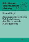 Ressourcenorientierte Erfolgsfaktoren Des Turnaround-Managements cover