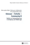 Glossae – Scholia – Commentarii cover