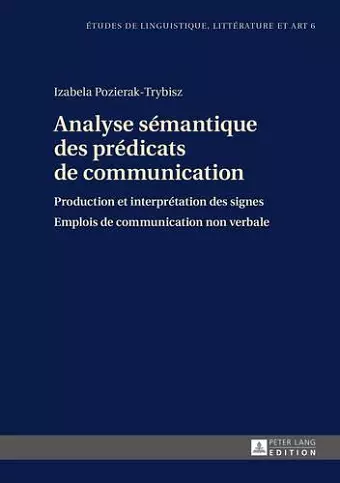 Analyse Sémantique Des Prédicats de Communication cover