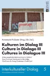 Kulturen im Dialog III – Culture in Dialogo III – Cultures in Dialogue III cover