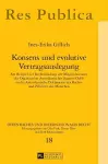 Konsens und evolutive Vertragsauslegung cover