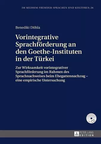 Vorintegrative Sprachfoerderung an Den Goethe-Instituten in Der Tuerkei cover