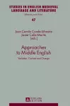 Approaches to Middle English cover