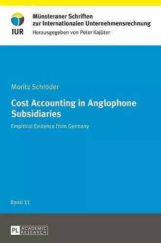 Cost Accounting in Anglophone Subsidiaries cover