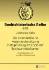 Die Innerstaedtische Auseinandersetzung in Regensburg Am Ende Der Reichsunmittelbarkeit cover