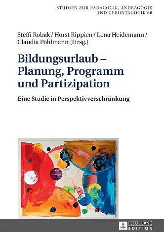 Bildungsurlaub - Planung, Programm und Partizipation cover