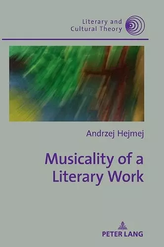 Musicality of a Literary Work cover