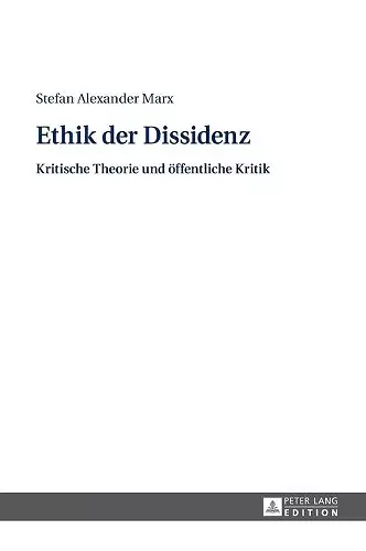 Ethik der Dissidenz cover