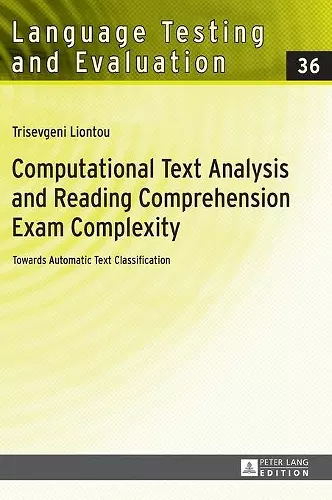 Computational Text Analysis and Reading Comprehension Exam Complexity cover