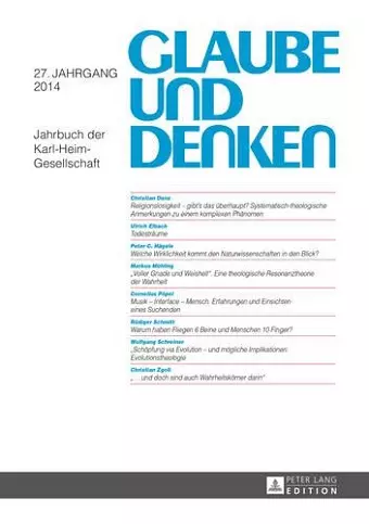 Glaube Und Denken cover