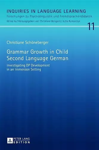 Grammar Growth in Child Second Language German cover