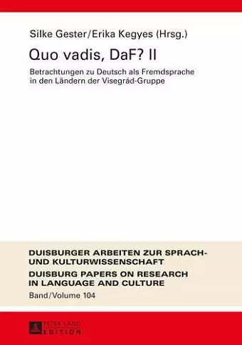 Quo vadis, DaF? II cover