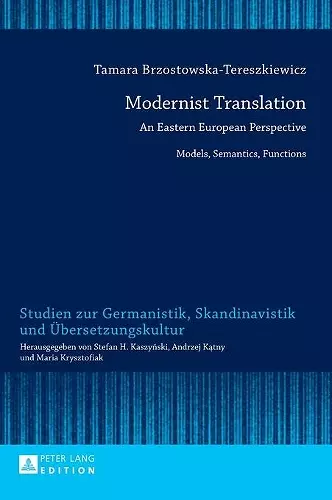 Modernist Translation cover