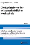 Die Rechtsform Der Wissenschaftlichen Hochschule cover