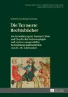 Die Textsorte Rechtsbuecher cover