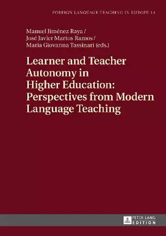 Learner and Teacher Autonomy in Higher Education: Perspectives from Modern Language Teaching cover