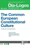 The Common European Constitutional Culture cover