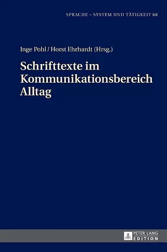 Schrifttexte Im Kommunikationsbereich Alltag cover