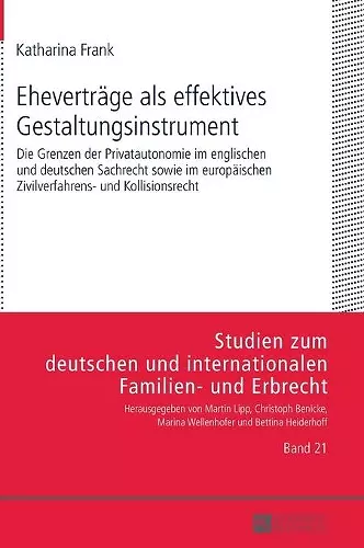 Ehevertraege als effektives Gestaltungsinstrument cover