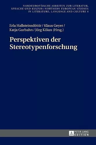 Perspektiven Der Stereotypenforschung cover