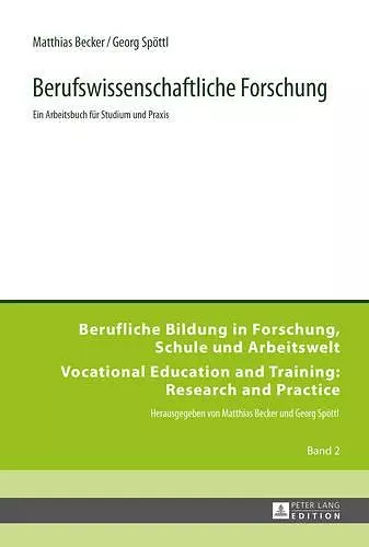 Berufswissenschaftliche Forschung cover