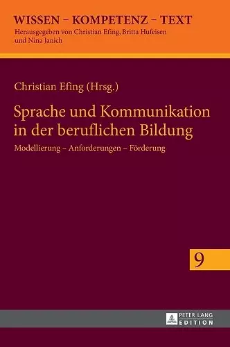 Sprache und Kommunikation in der beruflichen Bildung cover