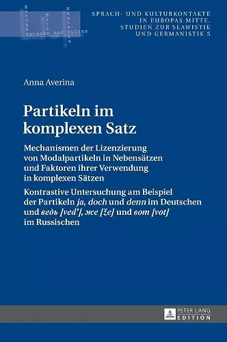 Partikeln im komplexen Satz cover