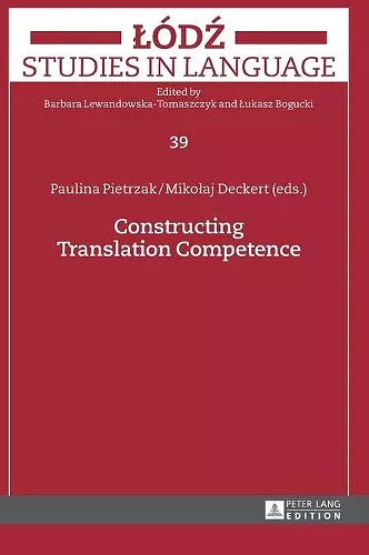 Constructing Translation Competence cover