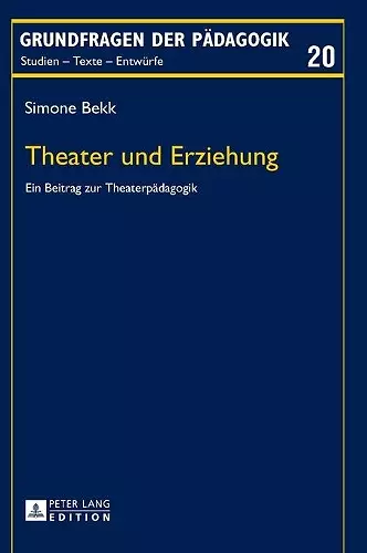 Theater und Erziehung cover