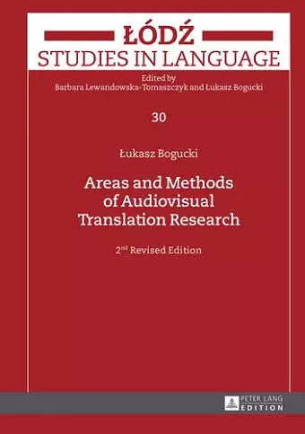 Areas and Methods of Audiovisual Translation Research cover