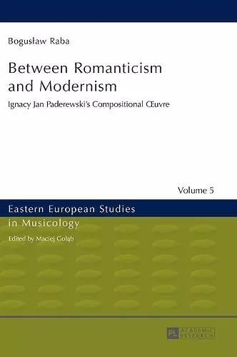 Between Romanticism and Modernism cover