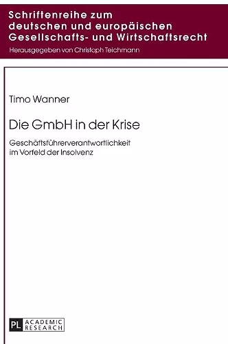 Die GmbH in der Krise cover