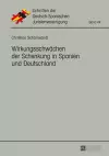Wirkungsschwaechen Der Schenkung in Spanien Und Deutschland cover