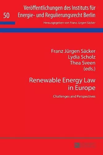 Renewable Energy Law in Europe cover