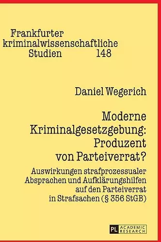 Moderne Kriminalgesetzgebung cover