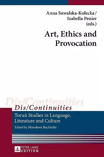 Art, Ethics and Provocation cover