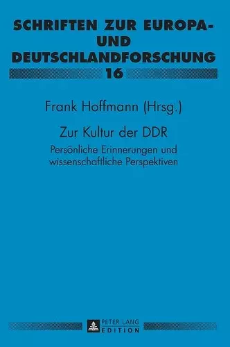 Zur Kultur der DDR cover